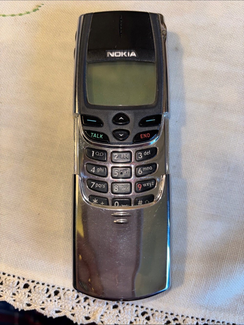 EUC VINTAGE RARE Vintage Nokia 8860 Prototype PROTO Phone NSW-6NX Chrome Slide C